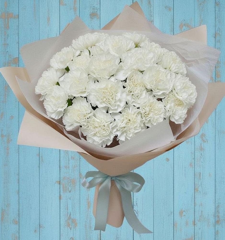 Букет цветов из: Гвоздики в Терволово