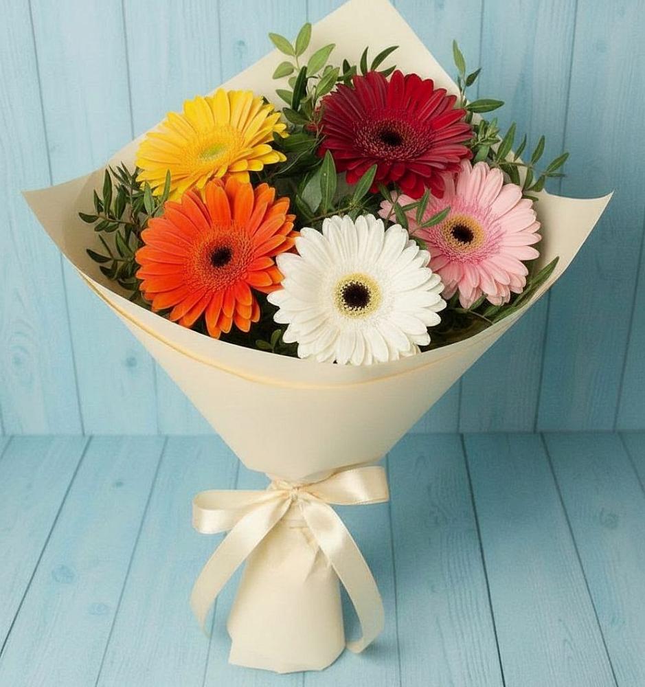 Букет цветов из: Герберы в Терволово