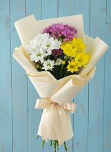 Букет цветов из:  Хризантемы в Терволово