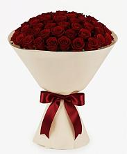 Букет 101 Бордовая роза Блэк Бакарра в Терволово