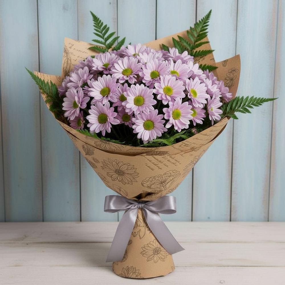 Букет цветов из: Хризантемы в Терволово