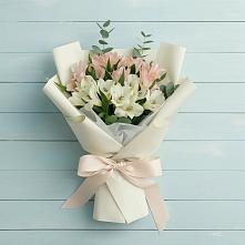 Букет цветов из:  Альстромерии #REPLACE_PRED# Терволово