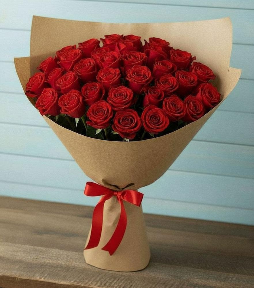 Букет Красные розы Милано в Терволово