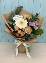 Букет цветов из:  Герберы и Хризантемы в Терволово