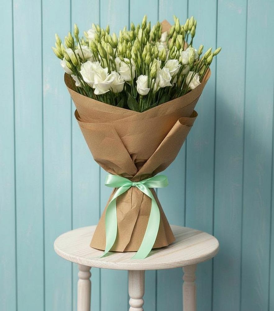 Букет цветов из: Лизиантусы в Терволово