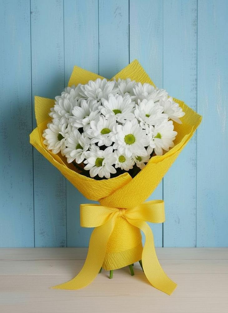 Букет цветов из: Хризантемы в Терволово