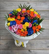 Букет цветов из:  Розы и Хризантемы в Терволово