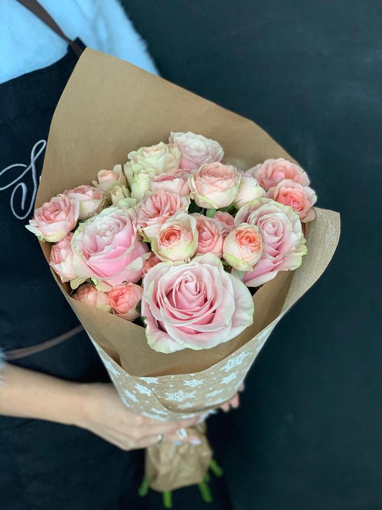 Букет цветов из: Хризантемы и Розы в Терволово