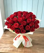 Букет 29 Красных роз в Терволово