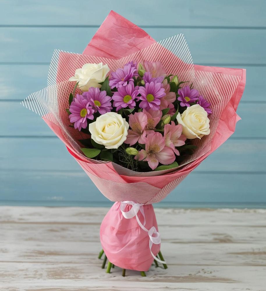 Букет цветов из: Герберы в Терволово