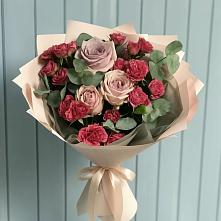Букет цветов из:  Гвоздики и Розы #REPLACE_PRED# Терволово