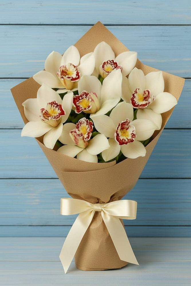 Букет цветов из: Орхидеи и Розы в Терволово