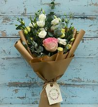 Букет цветов из:  Розы и Лизиантусы #REPLACE_PRED# Терволово